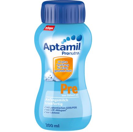 Aptamil Pronutra 液体ミルク Pre 新生児から 200ml