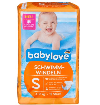 babylove スイム用おむつ サイズS(4〜9kg) 12枚