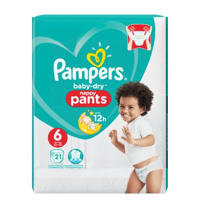 Pampers パンツ ベビードライ サイズ6(エクストララージ 15kg〜) 21枚