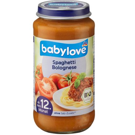 babylove キンダーメニュー スパゲッティミートソース 12か月から 250g