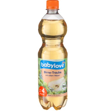 babylove ジュース 洋ナシ・ブドウとミネラルウォーター4か月から 750ml