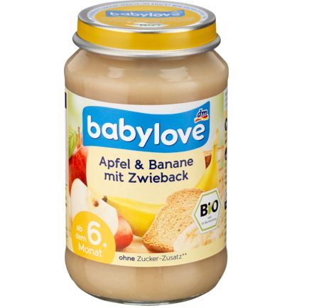 babylove 果物&シリアル リンゴ・バナナ ラスク入り 6ヵ月から 190g