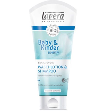 Lavera ウォッシュローション&シャンプー ベビー&キッド 敏感肌用 200ml