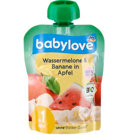 babylove スクイズパック リンゴ・スイカ・バナナ 1歳から 90 g