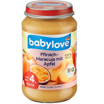 babylove 果物 桃・パッションフルーツ リンゴ入り 4か月から 190 g