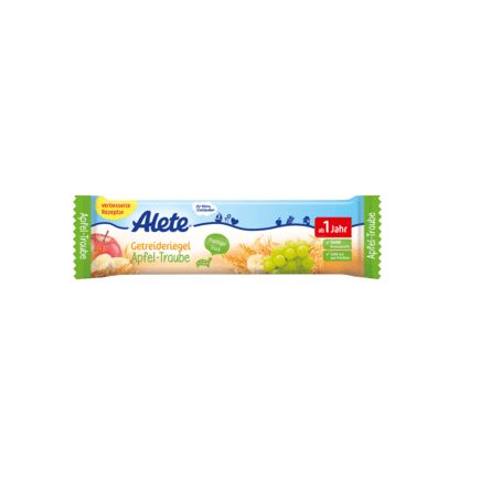 Alete 果物バー シリアル入り リンゴ・ブドウ味 1歳から 25g