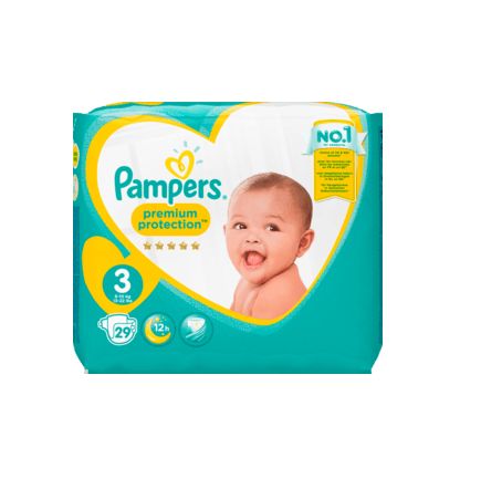 Pampers おむつ プレミアムプロテクション サイズ3(ミディ 6〜10kg) 29枚