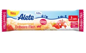 Alete 果物バー クランキーバー イチゴミルク味 1歳から 25g