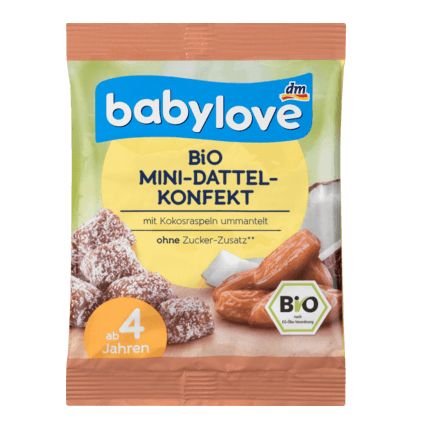 babylove オーガニック ミニデーツ菓子 4歳から 100g