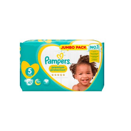 Pampers おむつ プレミアム サイズ5(ジュニア 11〜16kg)ジャンボパック 47枚