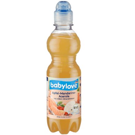 babylove ジュース リンゴ・マンダリン・アセロラとミネラルウォーター 330ml