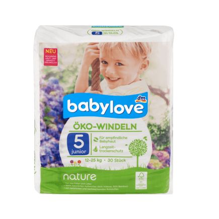 babylove 天然エコおむつ サイズ5(ジュニア 12〜15kg) 30枚