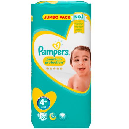 Pampers おむつ サイズ4+(マキシィプラス  10〜15kg) ジャンボパック 50枚