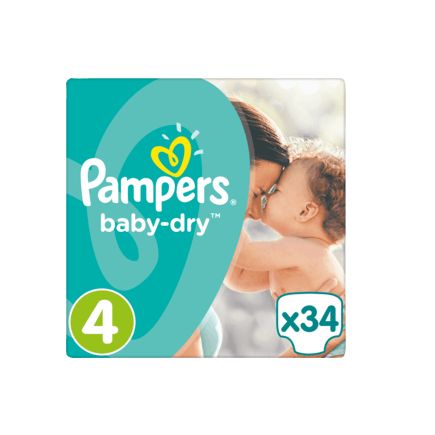 Pampers おむつ ベビードライ サイズ4(マキシィ 9〜14kg) エコノミーパック 34枚