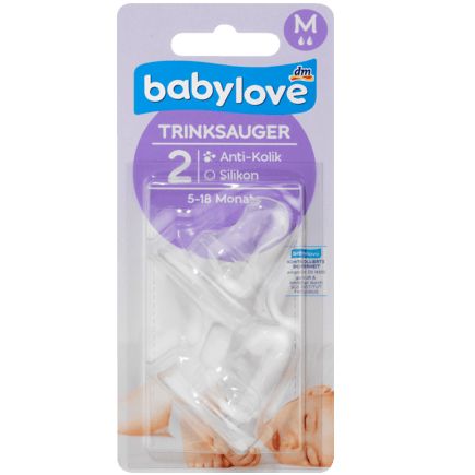 babylove 乳首 M シリコン製 サイズ2 5〜18か月 2個