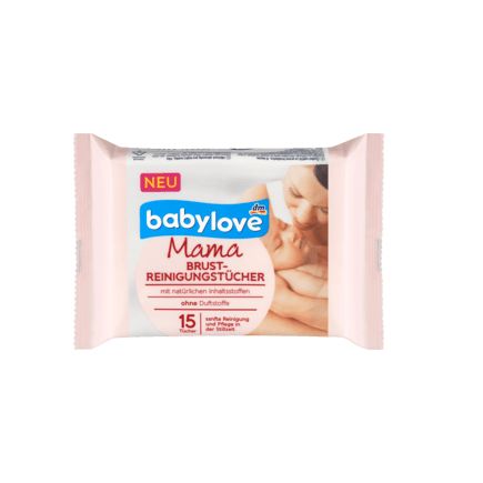 babylove ママ 乳房拭き取り用ティッシュ 15枚