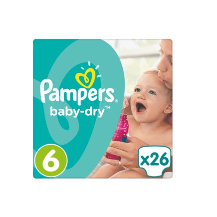 Pampers おむつ ベビー サイズ6(エクストララージ 13〜18kg) エコノミー26枚