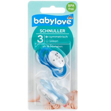 babylove おしゃぶり シリコン製 サイズ3 16か月から ホッキョクグマ 2個