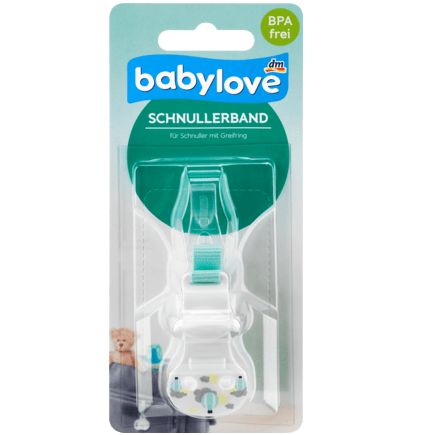 babylove おしゃぶり用ストラップ グリップリングあり 熱気球 1個