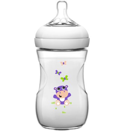 Philips AVENT ナチュラル 哺乳瓶 女の子向け 0〜6か月 260ml 1個