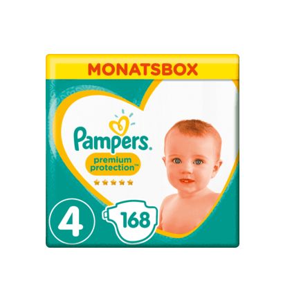 Pampers おむつ プレミアム サイズ4(マキシィ 9〜14kg)1か月ボックス 168枚