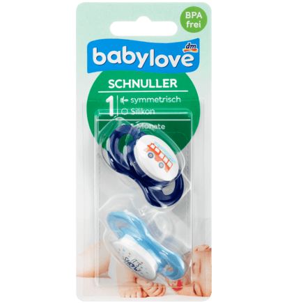 babylove おしゃぶり シリコン製 サイズ1 0〜6か月から 消防署 2個