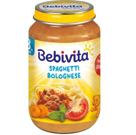 Bebivita メニュー スパゲッティミートソース 8か月から 220g