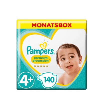 Pampers おむつ サイズ4+(マキシィプラス 10〜15kg)1か月ボックス 140枚