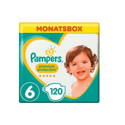 Pampers おむつ サイズ6(エクストララージ 13〜18kg)1か月ボックス 120枚