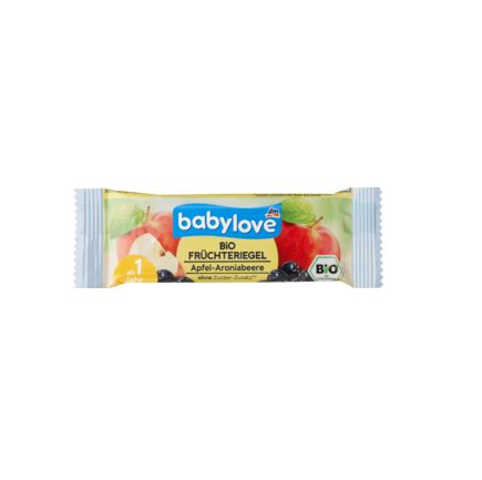 babylove 果物バー オーガニックリンゴ・アロニアベリー味 1歳から 25g