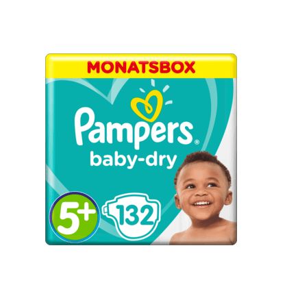 Pampers おむつ ベビー サイズ5+(ジュニアプラス 12〜17kg)1か月 132枚