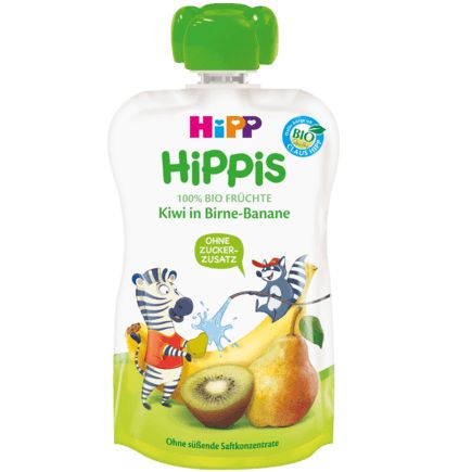 Hipp スクイズパック Hippis 洋ナシ・バナナ・キウイ 1歳から 100g