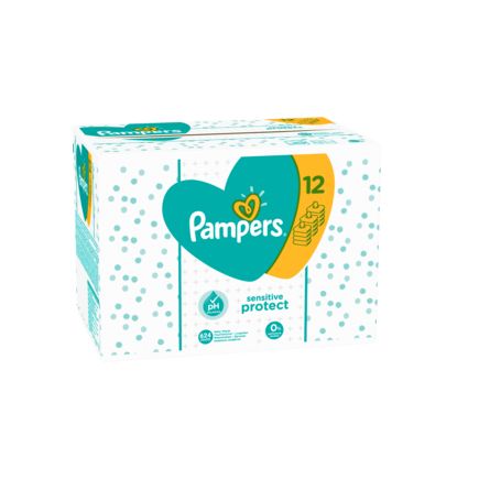 Pampers おしりふき 敏感肌用 ギガアドバンテージパック 52枚×12個(624個)