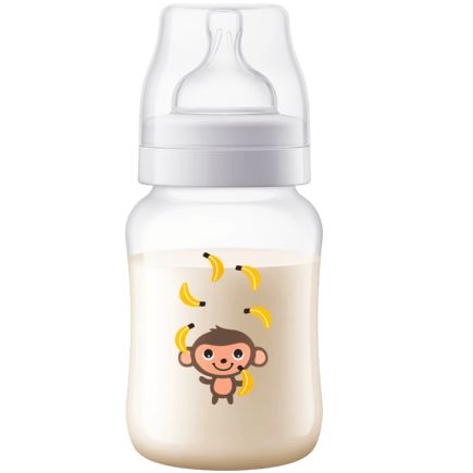 Philips AVENT 哺乳瓶 クラシック+ 260ml 2つ穴 1か月から サル 1個