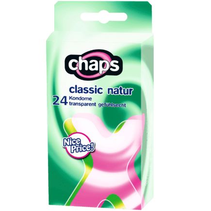 Chaps クラシック ナチュラルコンドーム 24個