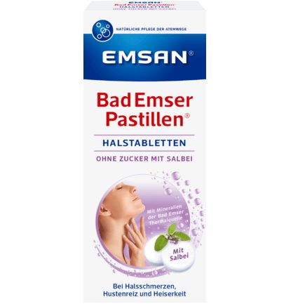 Emsan Bad Emser Pastillen のど飴 セージ入り 30個