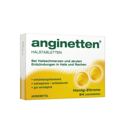 anginetten のど飴 レモンハチミツ 24個