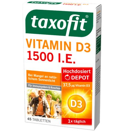 taxofit ビタミンD3 1500IU 持続放出錠 45錠