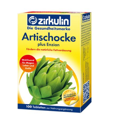 Zirkulin アーティチョーク 糖衣錠 100錠