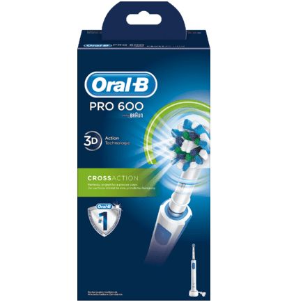 Oral-B 電動歯ブラシ PRO 600 クロスアクション 1個