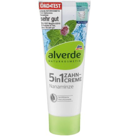 alverde NATURKOSMETIK 5in1 歯磨き粉 ナナミント 75ml