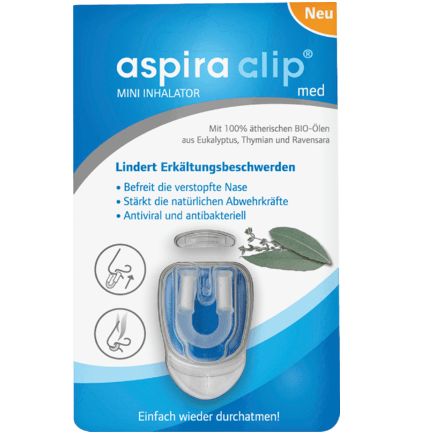 aspira clip aspira clip メディ ミニ吸入器 1個