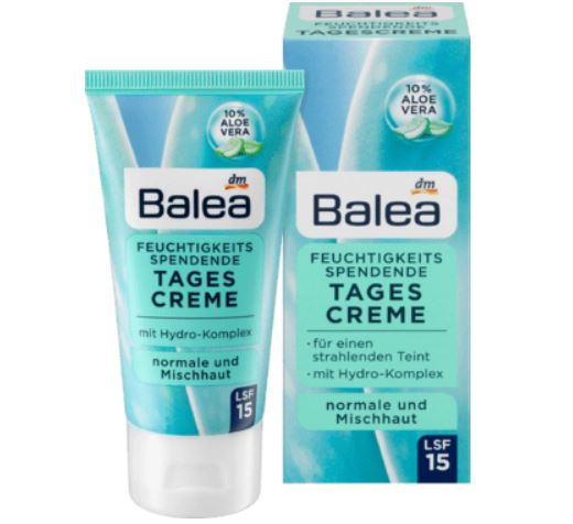 Balea バレア モイスチャライジングSPF15デイクリーム50ml