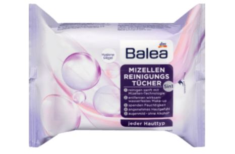 Balea バレア 5in1ミセルクリーニングワイプ25枚