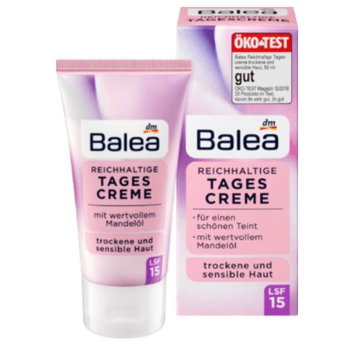 Balea バレア LSF15リッチデイクリーム50ml