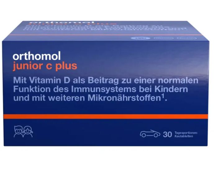 orthomol immun オーソモル イミューン サプリメント Orthomol junior C plus オーソモル ジュニア C プラス -チュアブル錠 30個入り