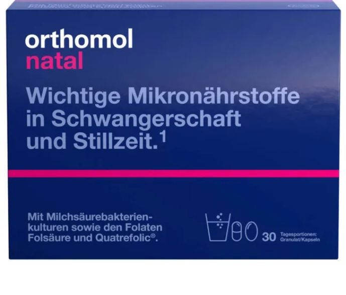 orthomol immun オーソモル イミューン サプリメント Orthomol Natal オーソモル ナタール -顆粒/カプセル 30個入り