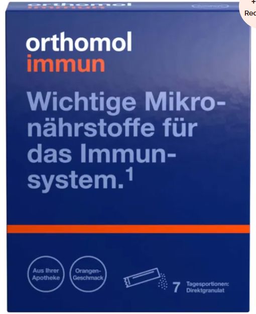 orthomol immun オーソモル イミューン サプリメント Orthomol Immun オーソモル イミューン オレンジ味 - 直接顆粒 7個入り