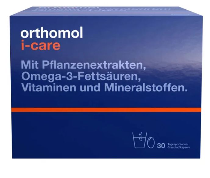 orthomol immun オーソモル イミューン サプリメント Orthomol i-CAre オーソモル i-CAre -顆粒/カプセル 30個入り