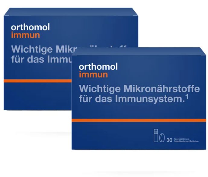 orthomol immun オーソモル イミューン サプリメント orthomol immun オーソモル イミューン -ドリンクアンプル/錠剤 30個入り×2